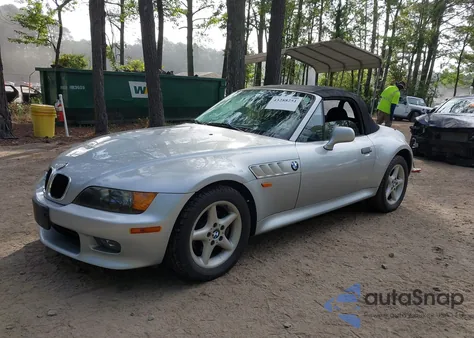 1998 BMW Z3 2.8 from USA, damaged, VIN 4USCJ3335WLC13838